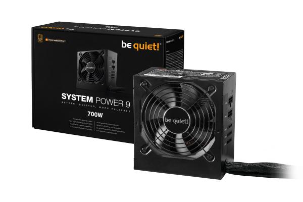 be quiet! System Power 9 700W CM ATX Netzteil 20+4 Pin – Schwarz 80 PLUS Bronze leise & zuverlässig